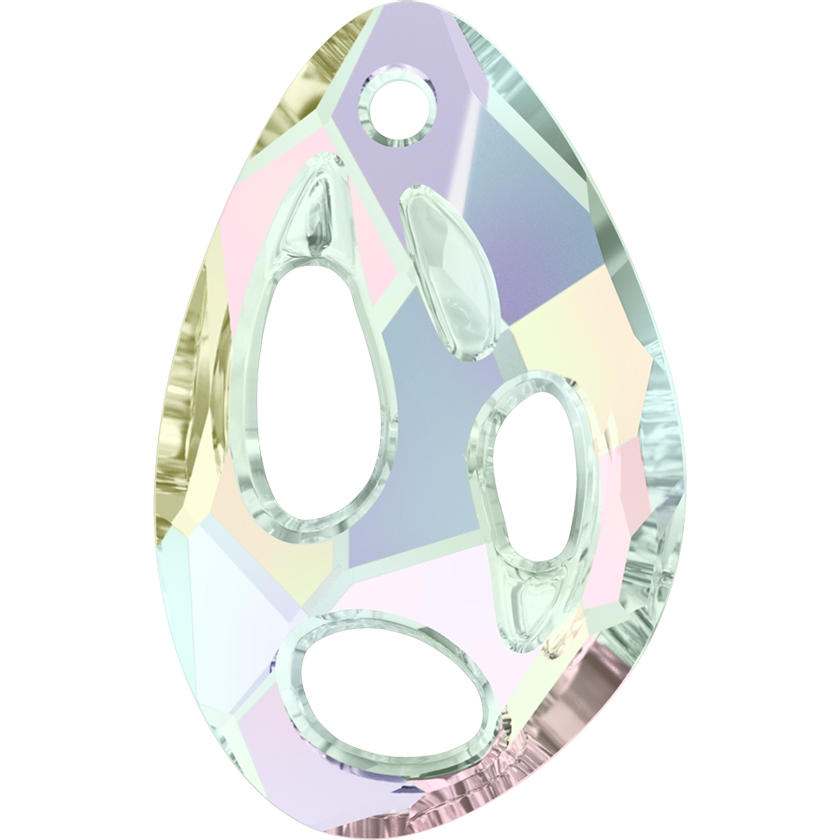 6730 Swarovski Radiolarian (Partly Frosted) Pendants