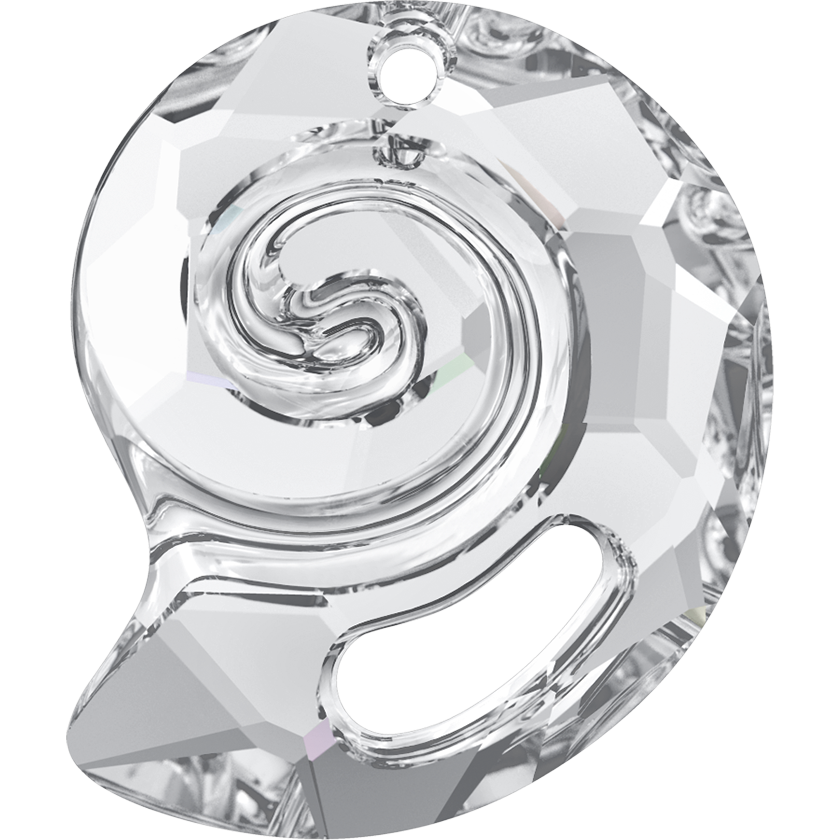 6731 Swarovski Sea Snail (Partly Frosted) Pendants