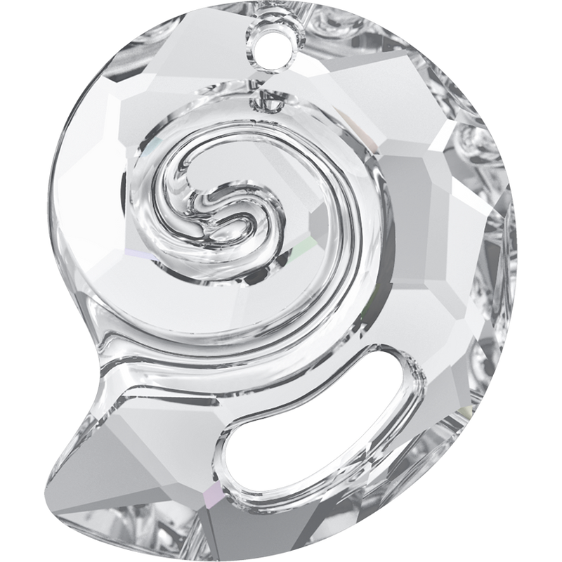 6731 Swarovski Sea Snail (Partly Frosted) Pendants