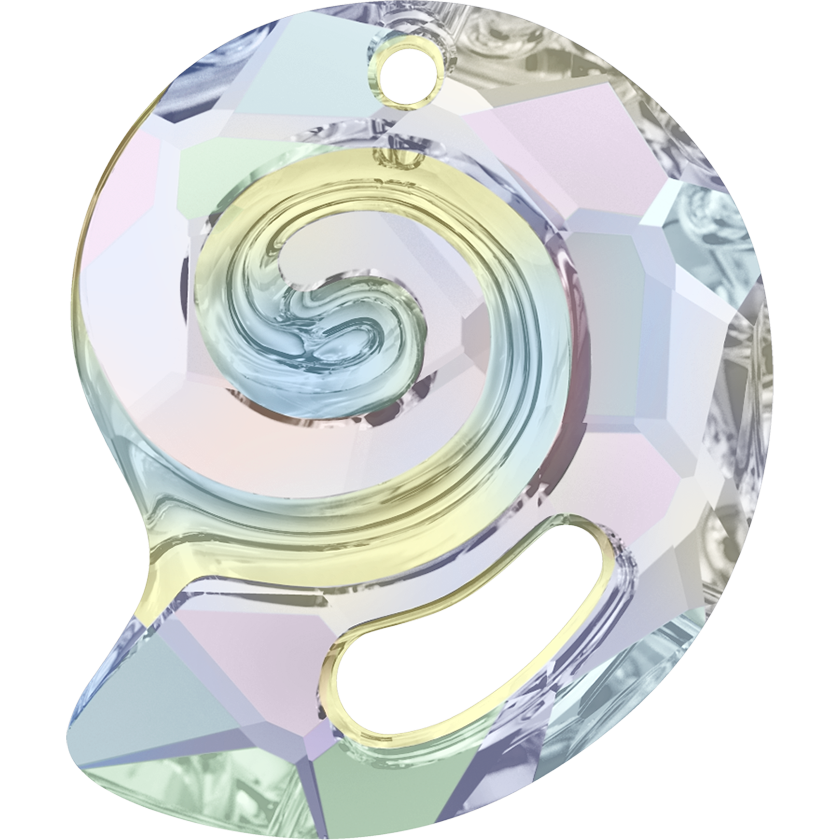 6731 Swarovski Sea Snail (Partly Frosted) Pendants