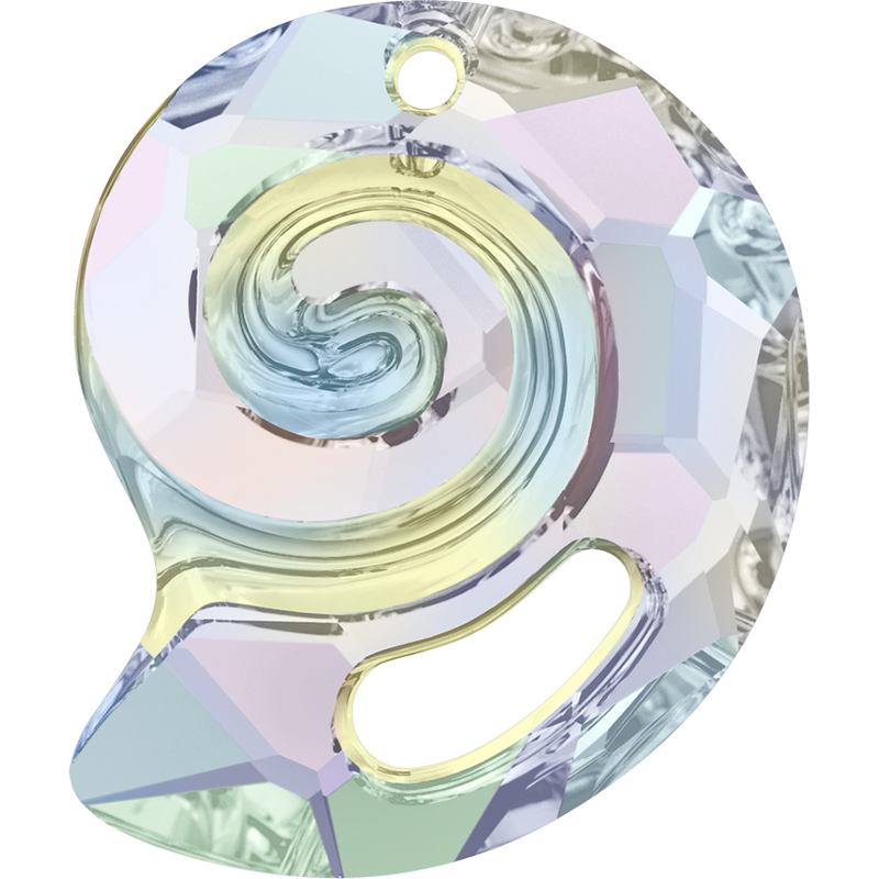 6731 Swarovski Sea Snail (Partly Frosted) Pendants