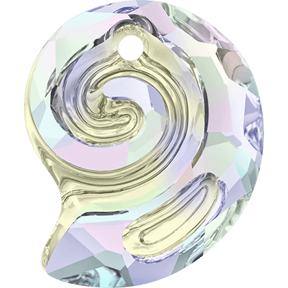 6731 Swarovski Sea Snail (Partly Frosted) Pendants