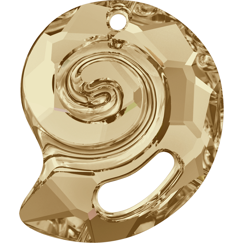 6731 Swarovski Sea Snail (Partly Frosted) Pendants