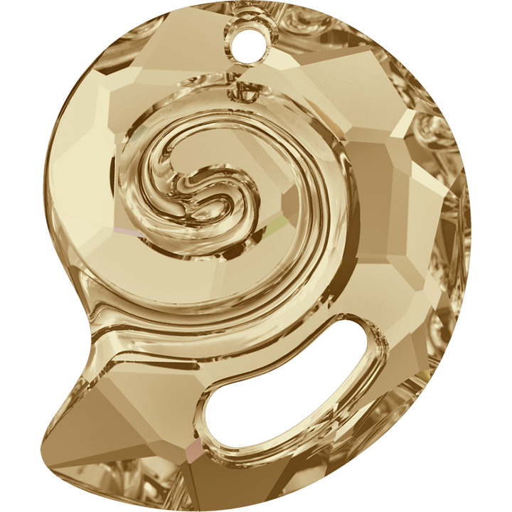 6731 Swarovski Sea Snail (Partly Frosted) Pendants