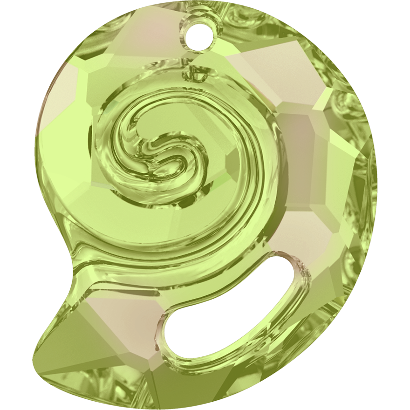 6731 Swarovski Sea Snail (Partly Frosted) Pendants