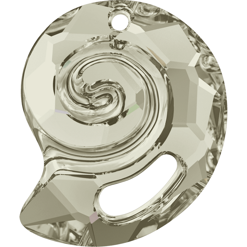 6731 Swarovski Sea Snail (Partly Frosted) Pendants