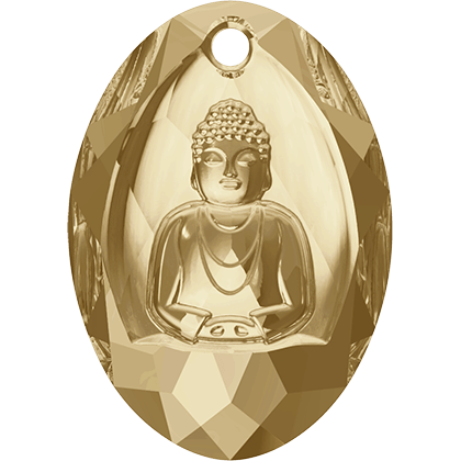 6871 Swarovski Buddha Pendants