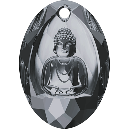 6871 Swarovski Buddha Pendants