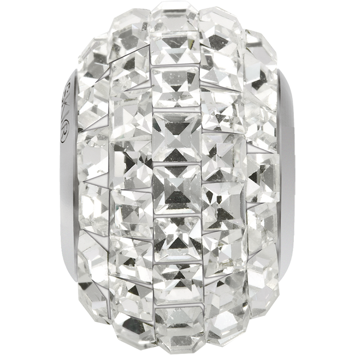 80201 Swarovski BeCharmed Pavé Beads, Xilion Square