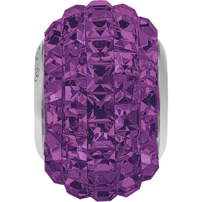 80201 Swarovski BeCharmed Pavé Beads, Xilion Square