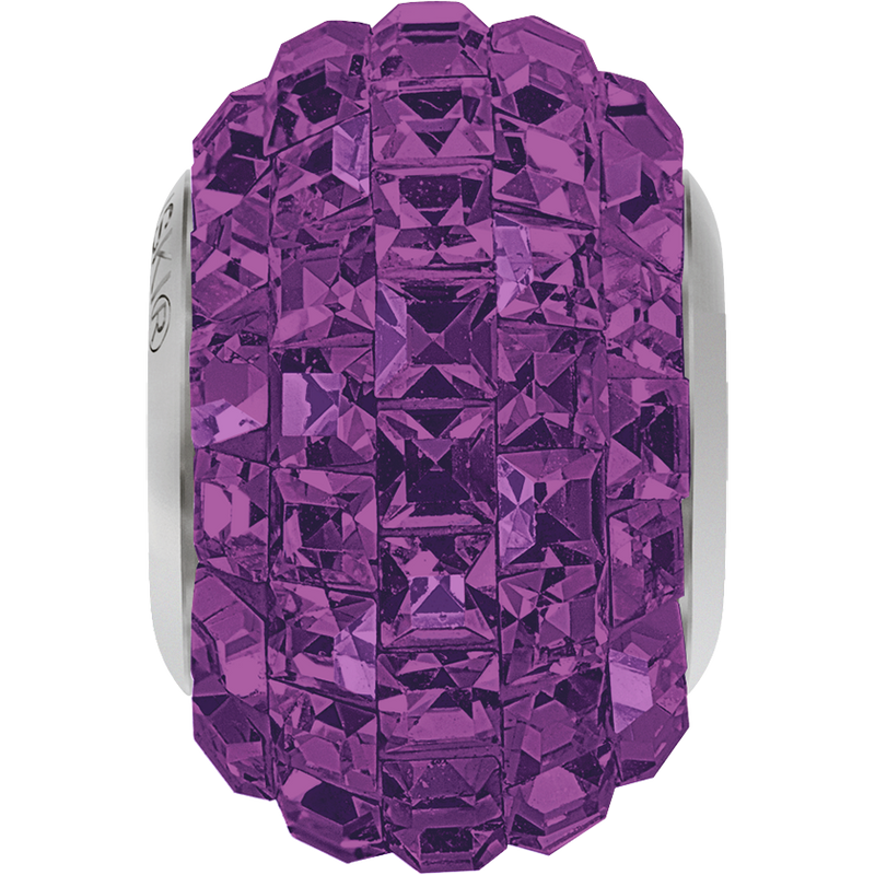 80201 Swarovski BeCharmed Pavé Beads, Xilion Square