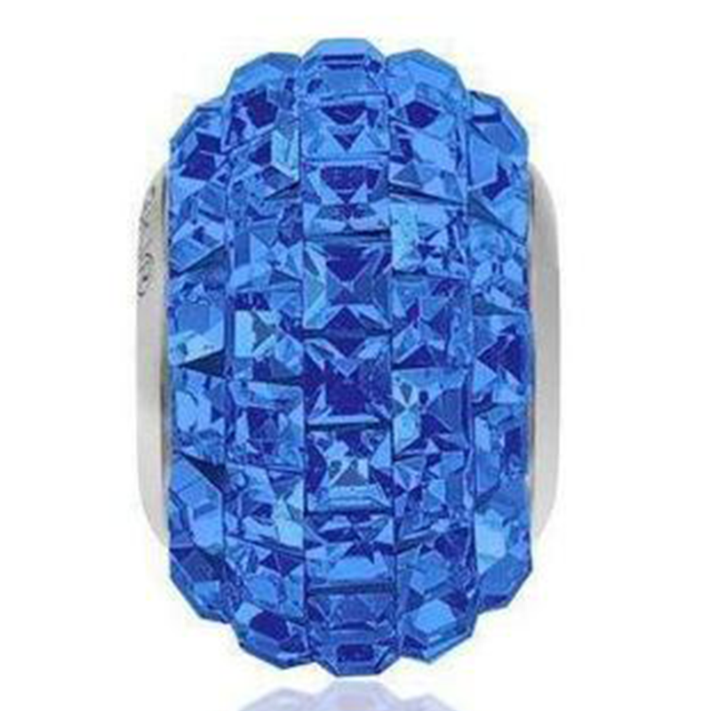 80201 Swarovski BeCharmed Pavé Beads, Xilion Square