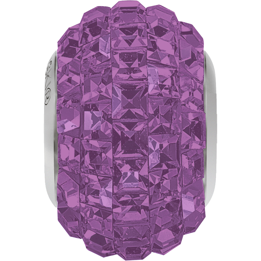 80201 Swarovski BeCharmed Pavé Beads, Xilion Square
