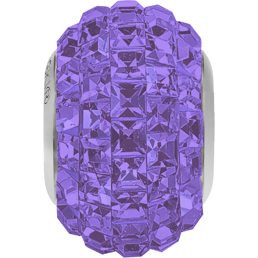 80201 Swarovski BeCharmed Pavé Beads, Xilion Square