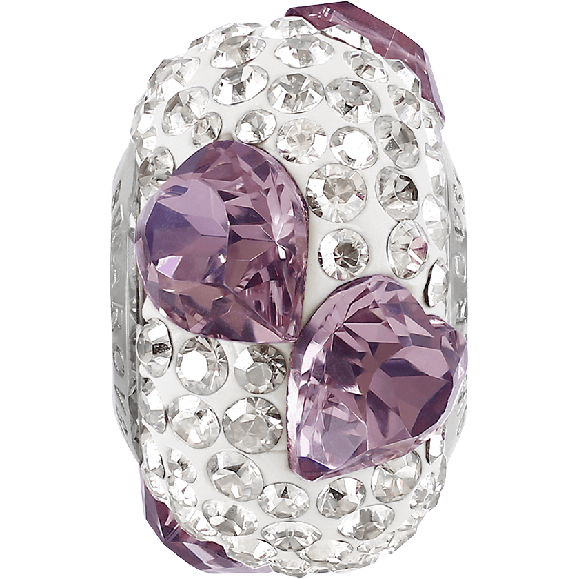 81722 Swarovski BeCharmed Pave Heart Bead