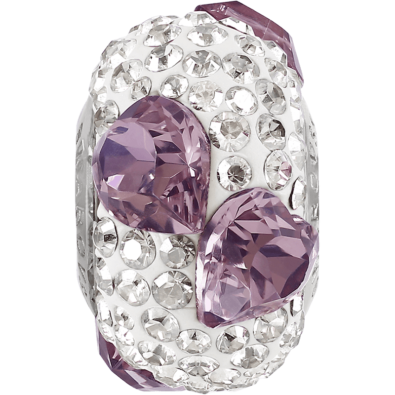 81722 Swarovski BeCharmed Pave Heart Bead