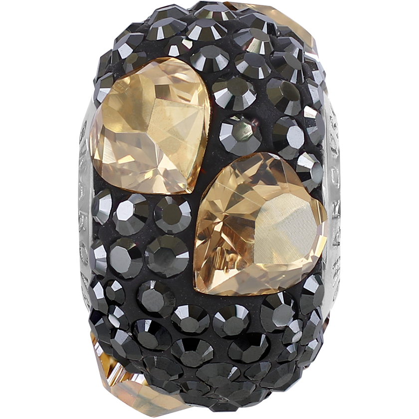 81722 Swarovski BeCharmed Pave Heart Bead