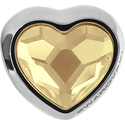 81951 Swarovski BeCharmed Pave Heart Bead