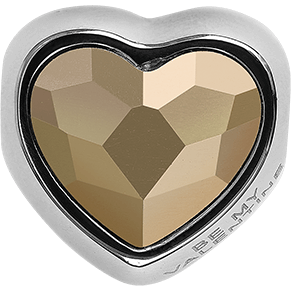82081 Swarovski BeCharmed Pave Heart Bead, Valentines Edition