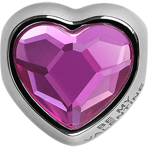 82081 Swarovski BeCharmed Pave Heart Bead, Valentines Edition