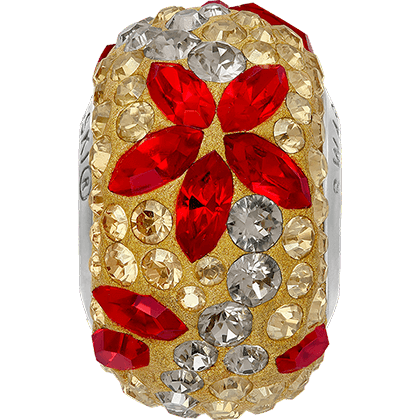 82093 Swarovski BeCharmed Pave Flower Garland Bead