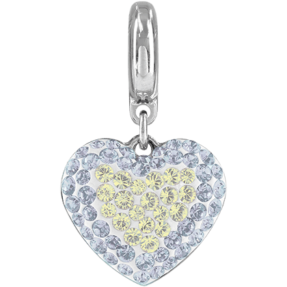 86502 Swarovski BeCharmed Pave Heart Charm