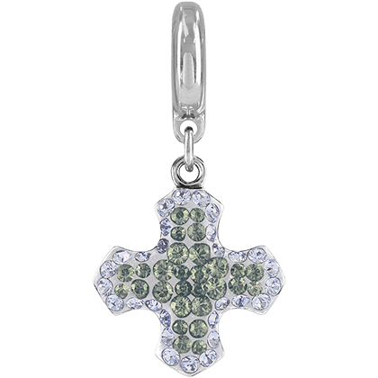 86522 Swarovski BeCharmed Pave Greek Cross Charm