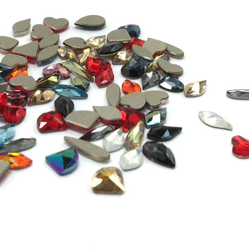 Swarovski Flatback No Hotfix Assorted Mix Shapes, Mix Color