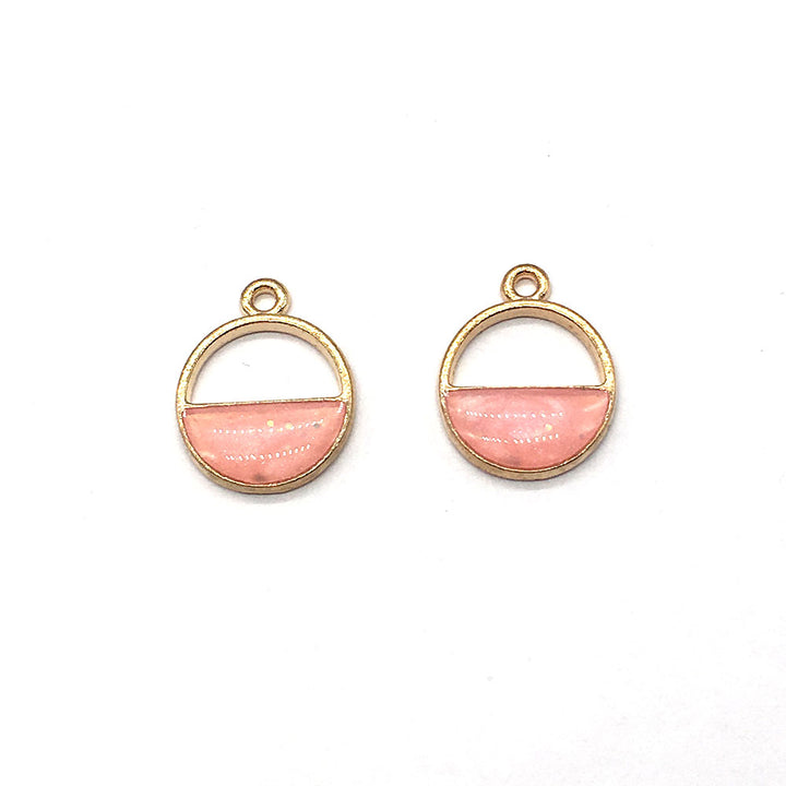 Pink Round Semicircle