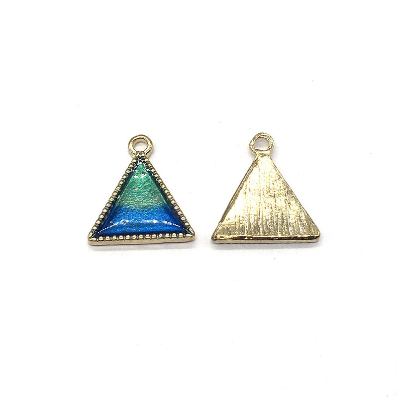 BlueTwo-toned Triangle