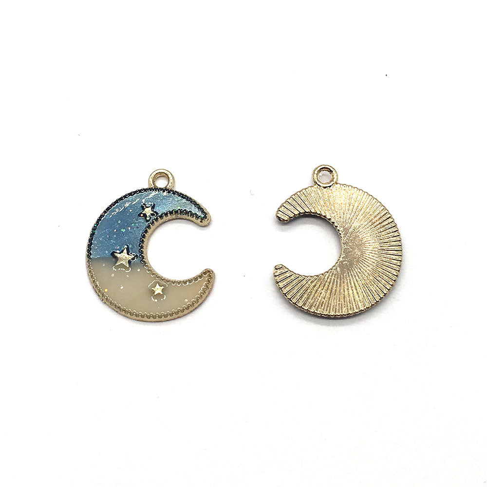Blue Two-toned Moon