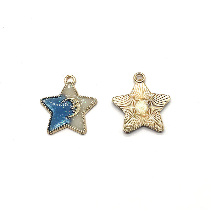 Blue Two-toned Star