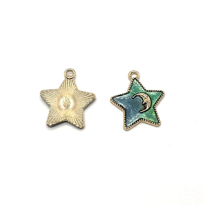 Green Two-toned Star