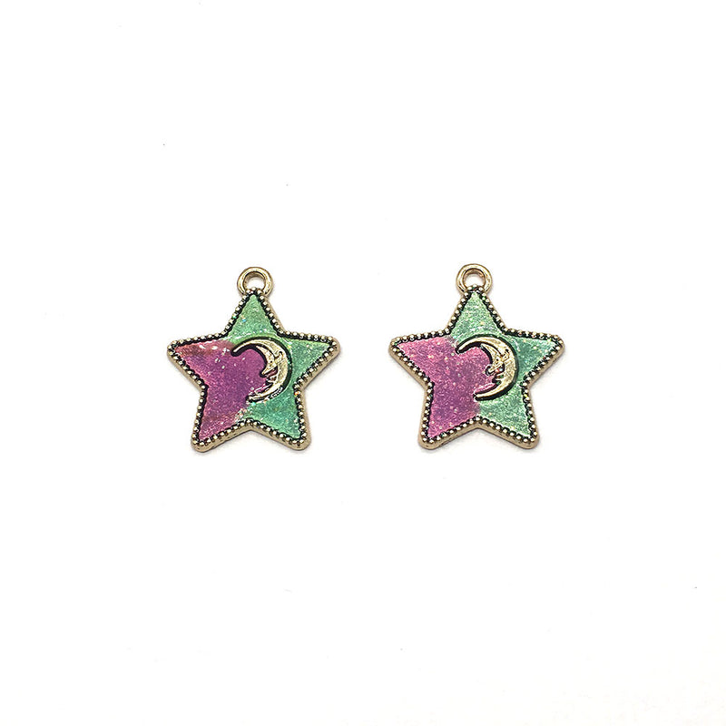 Purple Two-toned Star