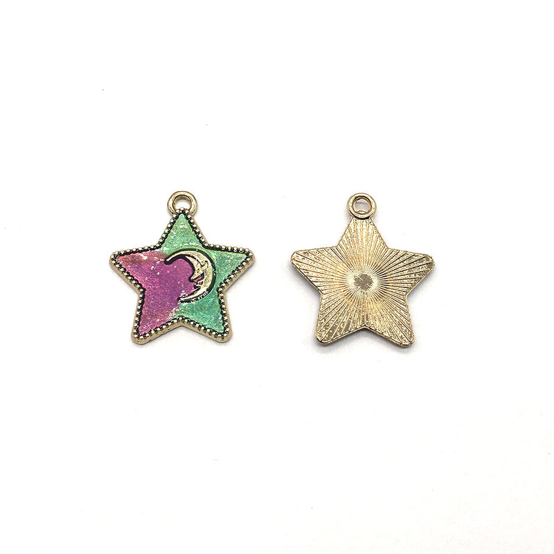 Purple Two-toned Star