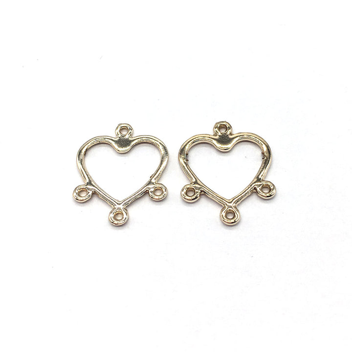Silver Hollow Heart