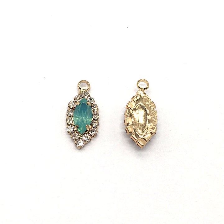 Light Green Baroque Diamond Water Drop