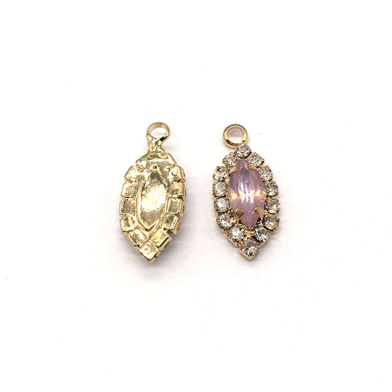 Pink Baroque Diamond Water Drop