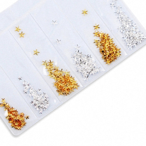 Starfish &amp; Snowflake Metal Nail Art Decor