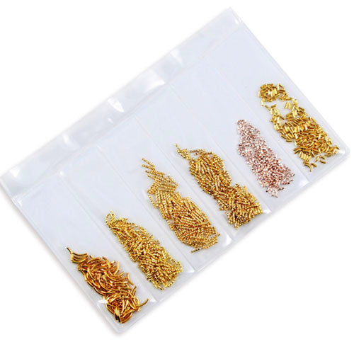 Straight &amp; Curve Rods Metal Nail Art Decor