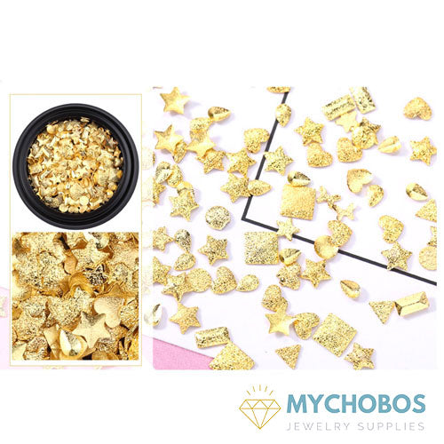 Assorted Crystal Rivet Nail Ornament