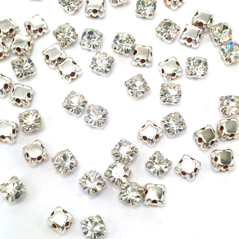 Round Crystal Chaton Sew On Rhinestones