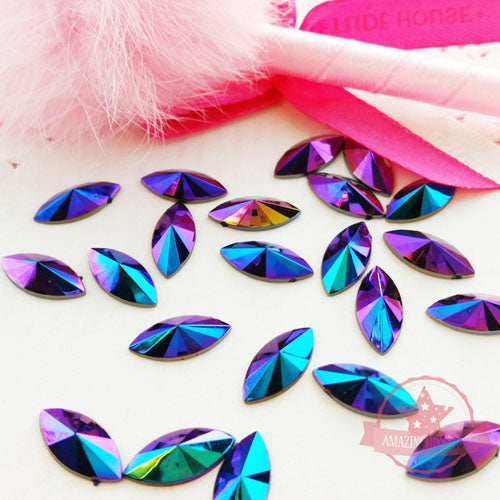 Navette Marquise Acrylic Flatbacks