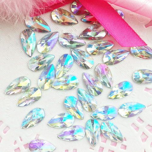 Teardrop Acrylic Flatbacks