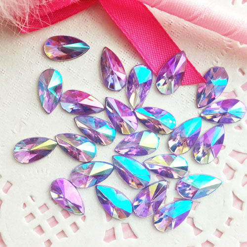 Teardrop Acrylic Flatbacks