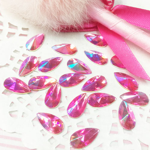 Teardrop Acrylic Flatbacks