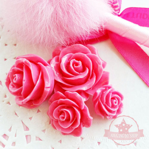 Assorted Sizes Flower Set Resin Flatbacks