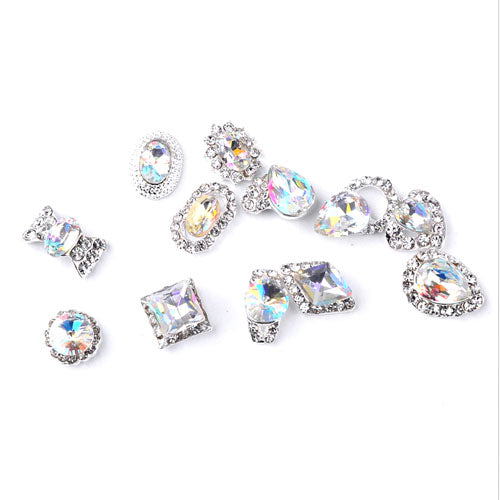 Assorted Shapes Crystal Nail Art Decor - Crystal AB