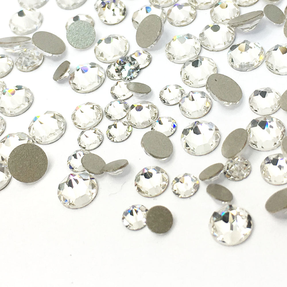 2058 &amp; 2088 Swarovski Flatback No Hotfix Mix Sizes, Crystal (001)