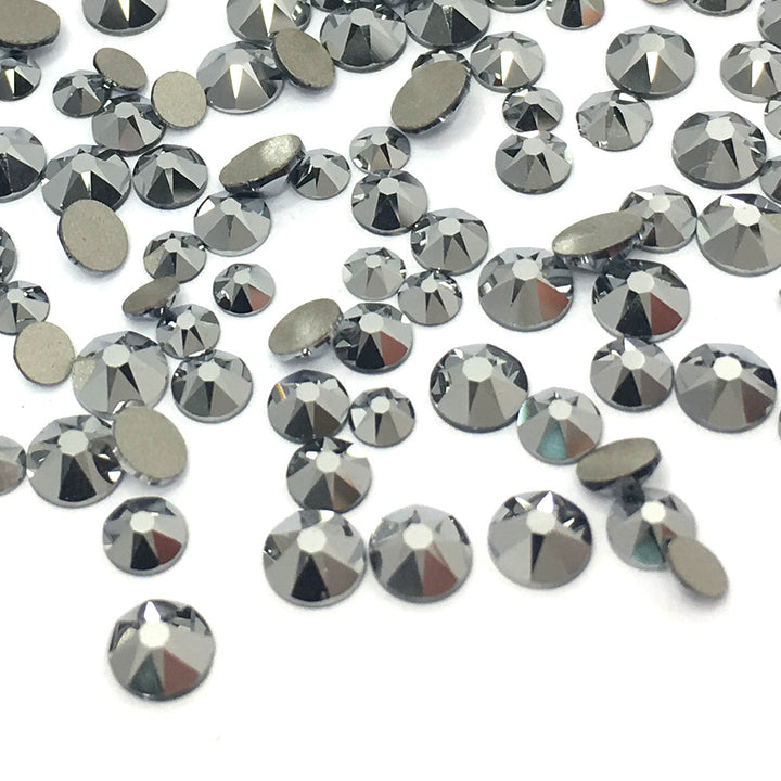 2058 &amp; 2088 Swarovski Flatback No Hotfix Mix Sizes, Crystal Light Chrome (001 LTCH)